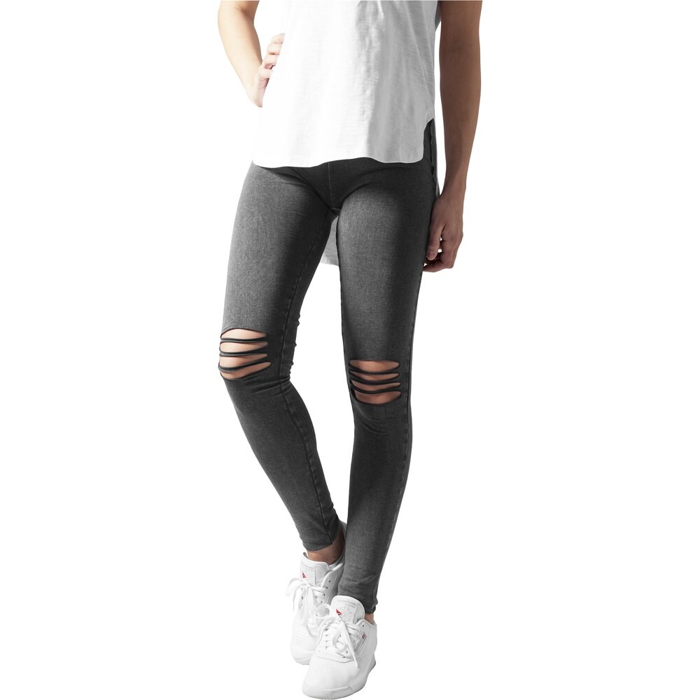 

Леггинсы Urban Classics Cutted Knee, черный