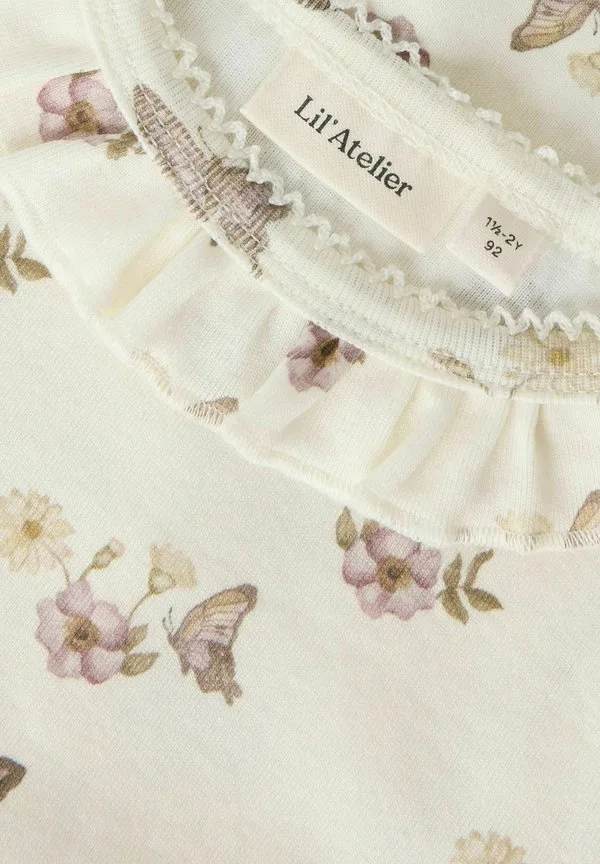 Облегающая футболка oberteil с принтом Lil' Atelier, Coconut Milk — фото 4