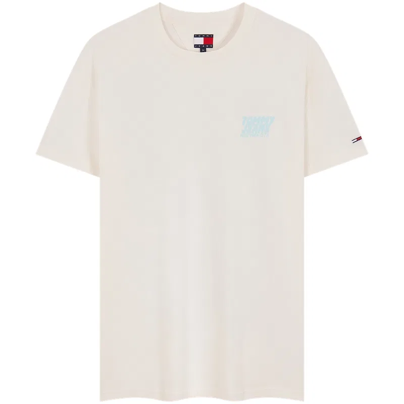 Футболка унисекс Navy Blue Tommy Hilfiger, Ecru YBH