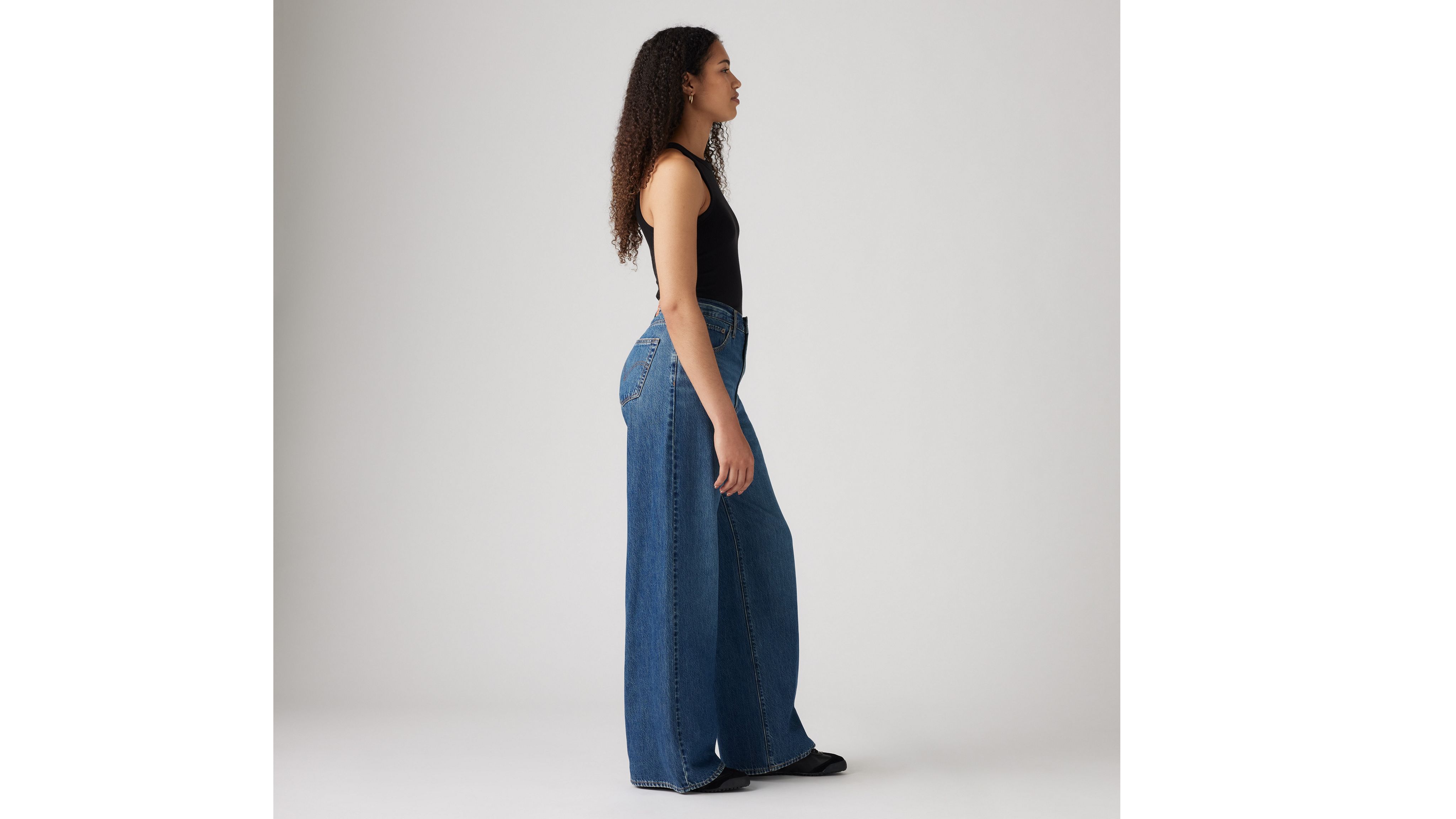Женские джинсы Levi's Cinch Baggy Lightweight, синий — фото 3