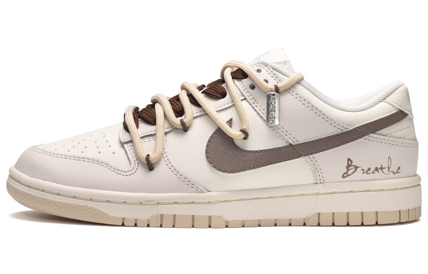 

Кроссовки Nike Dunk Low, бежевый/коричневый