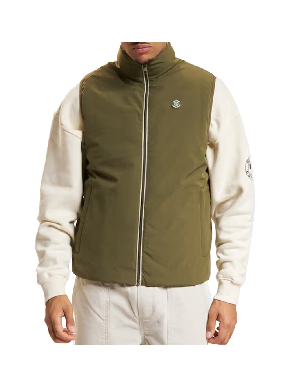 

Зеленый мужской жилет Jack&Jones