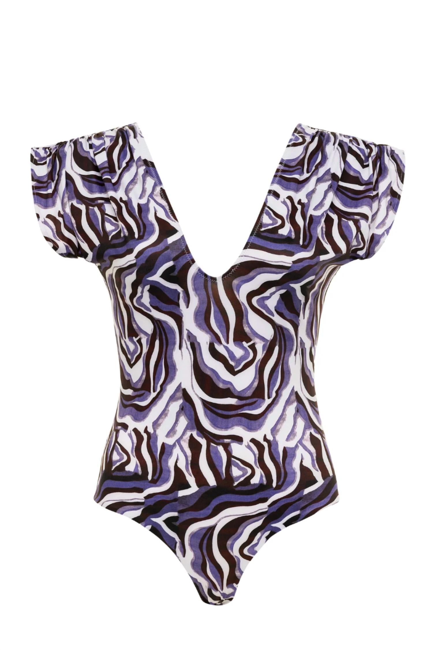 

Женский купальник Lisette One Piece в цвете Aeagan Sea CAROLINA K, Aeagan Sea