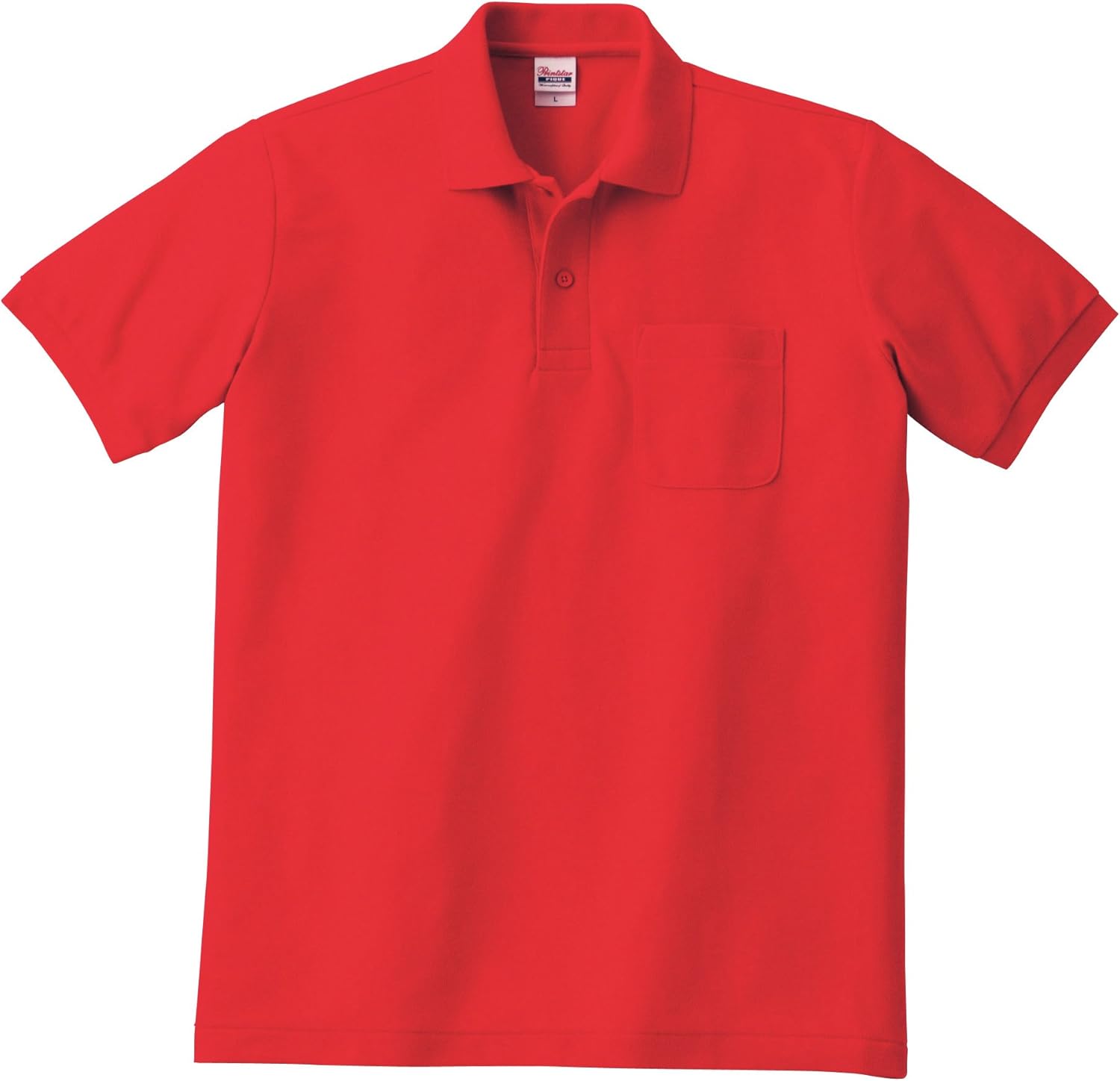 

Мужская рубашка-поло Printstar 00100-VP, пике из тетронового хлопка (TC), с длинным рукавом, с карманом, 5,8 унций, красный