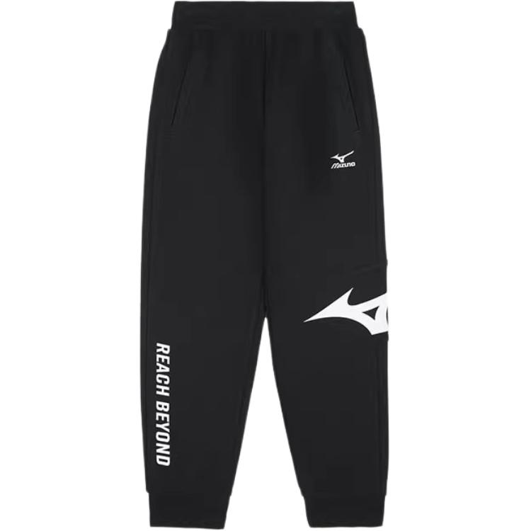 Детские спортивные штаны для улицы универсальные весна-осень Mizuno, хаки — фото 4