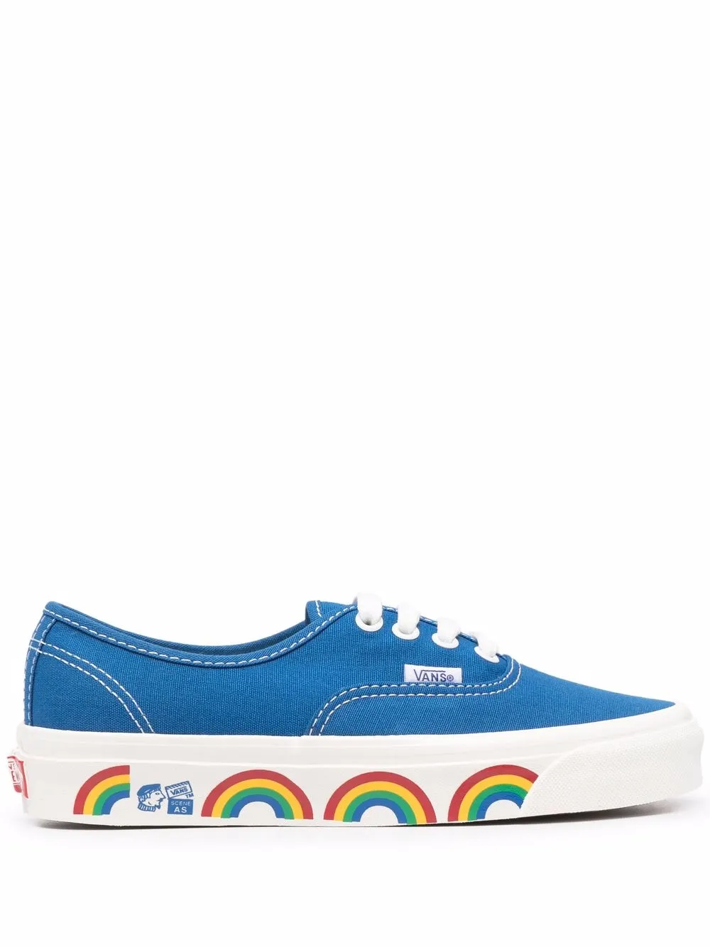 Кеды Authentic 44 DX Anaheim Factory с принтом Vans, синий
