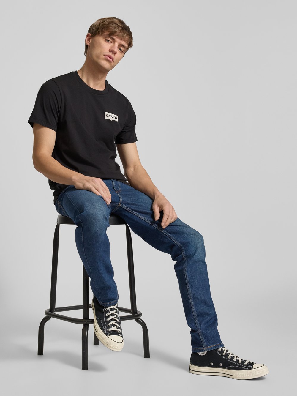 

Футболка с этикеткой, модель «CAVIAR» Levi's, черный