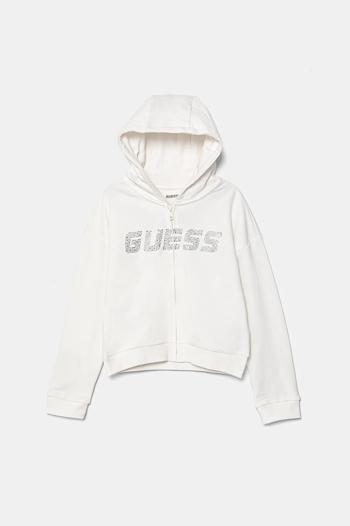 

Хлопковый свитшот для детей Guess, белый