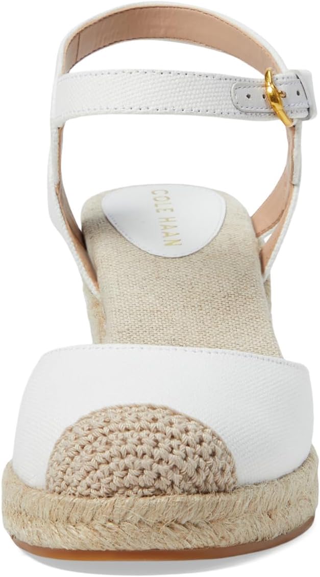 Туфли Cole Haan Cloudfeel Espadrille Wedge 80 mm II, цвет White Linen/Natural Jute — фото 2