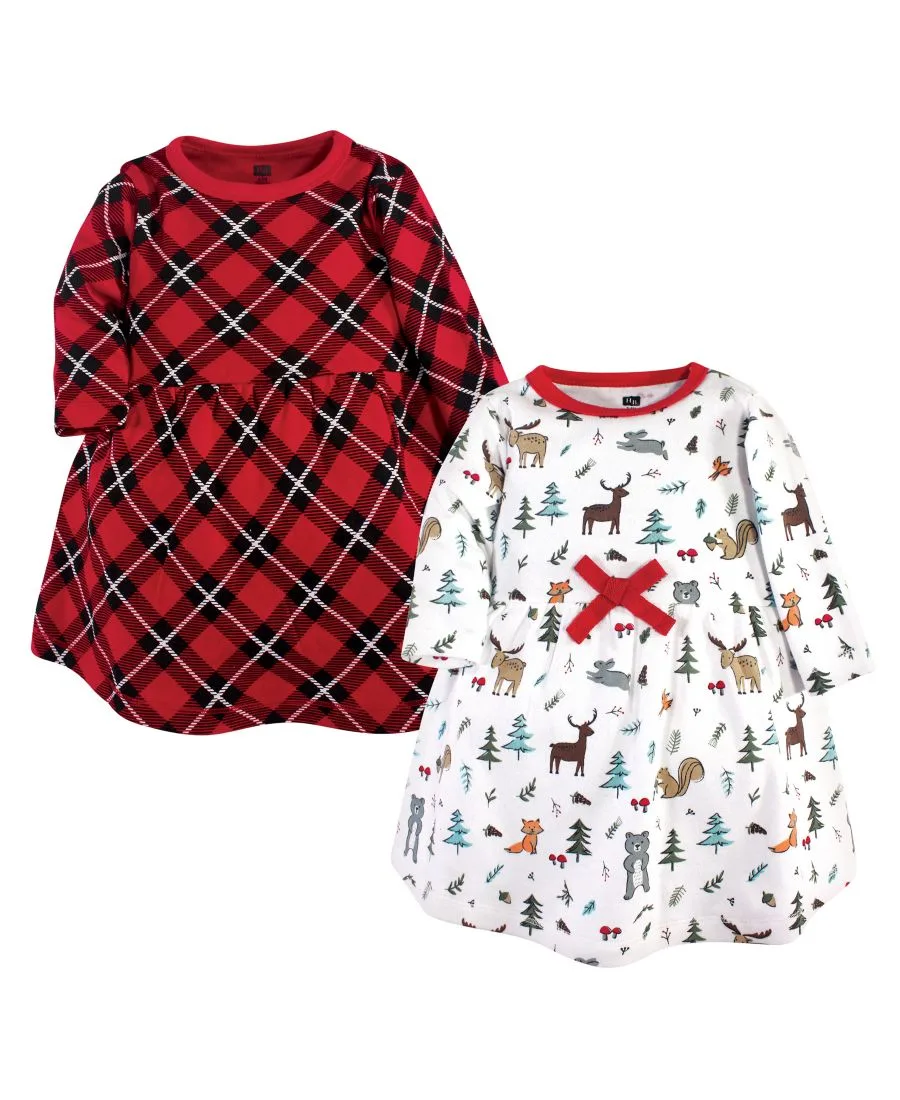 Комплект из двух платьев с длинными рукавами Hudson Baby, Woodland Friends