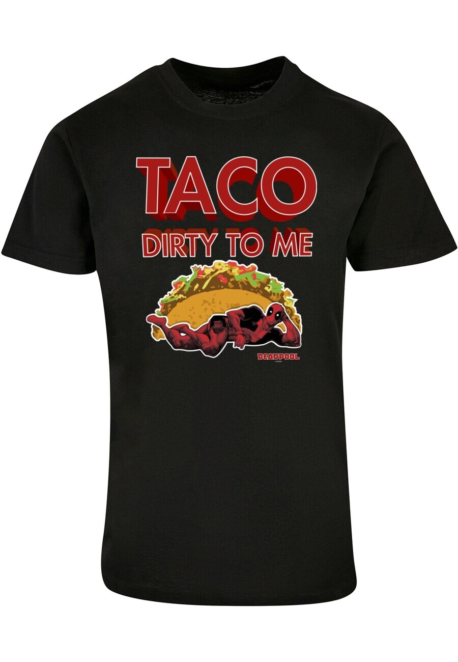 

Классическая футболка ABSOLUTE CULT Shirt Deadpool - Taco Dirty To Me, черный