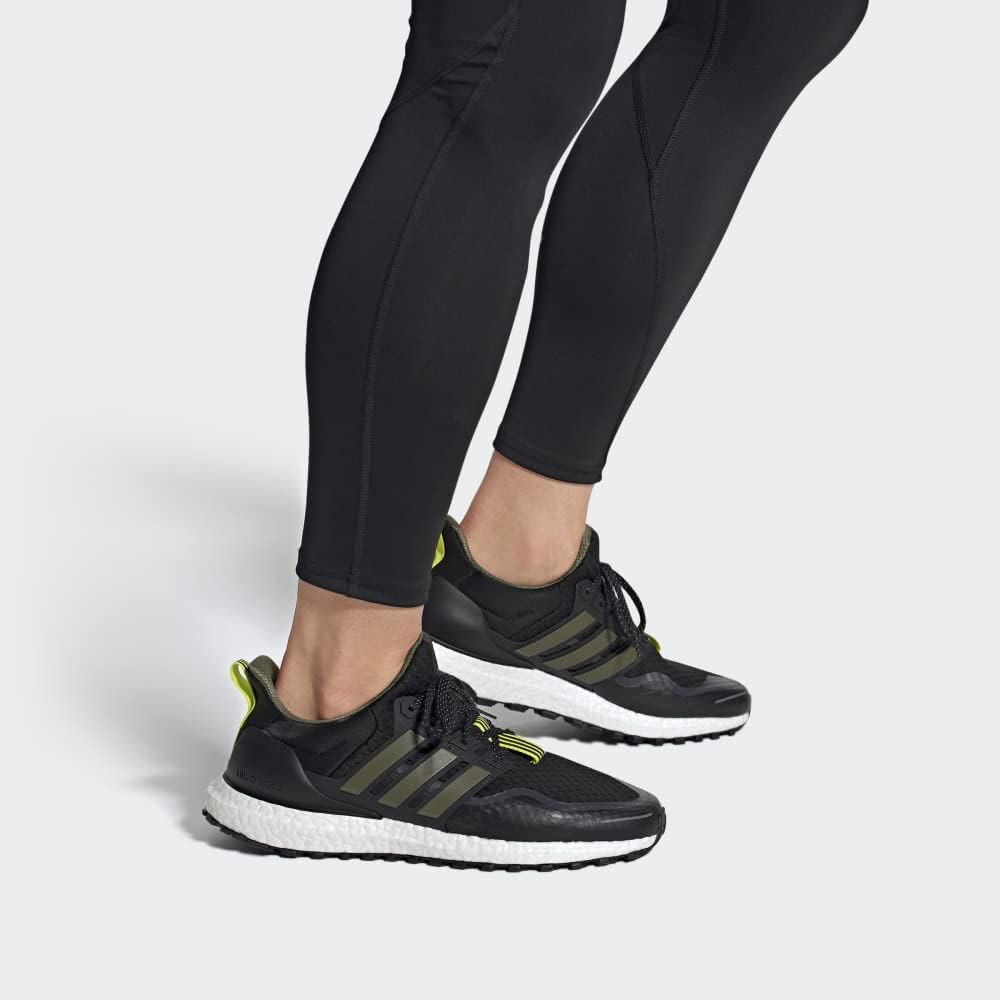 Мужские кроссовки для бега Adidas Ultraboost Ultra Boost C.Rdy DNA - серые, черный/оливковый/металлик — фото 4