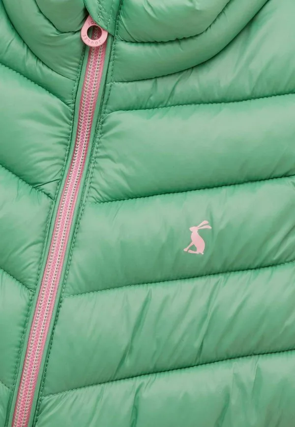 Водонепроницаемый жилет из крофтона стандартного кроя с подкладкой Joules, Green — фото 3