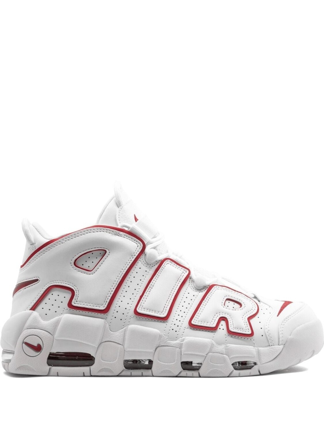 

Кеды Nike Air More Uptempo '96, белый/красный