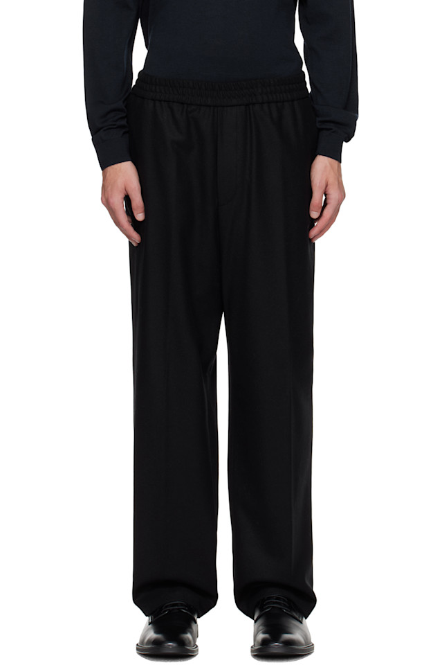 

Брюки зауженного кроя Boss, черный