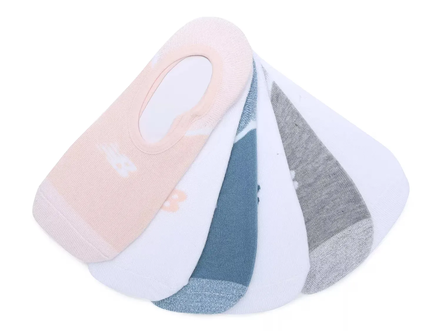 

Женские бесшовные стельки Color Block - набор 6 шт. New Balance, Multicolor