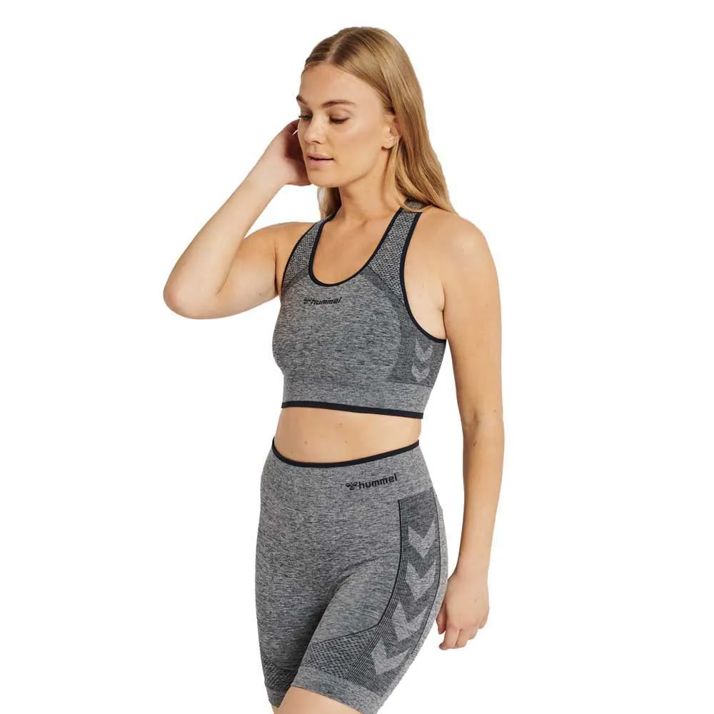 

Спортивный топ Hummel MT Una seamless, серый
