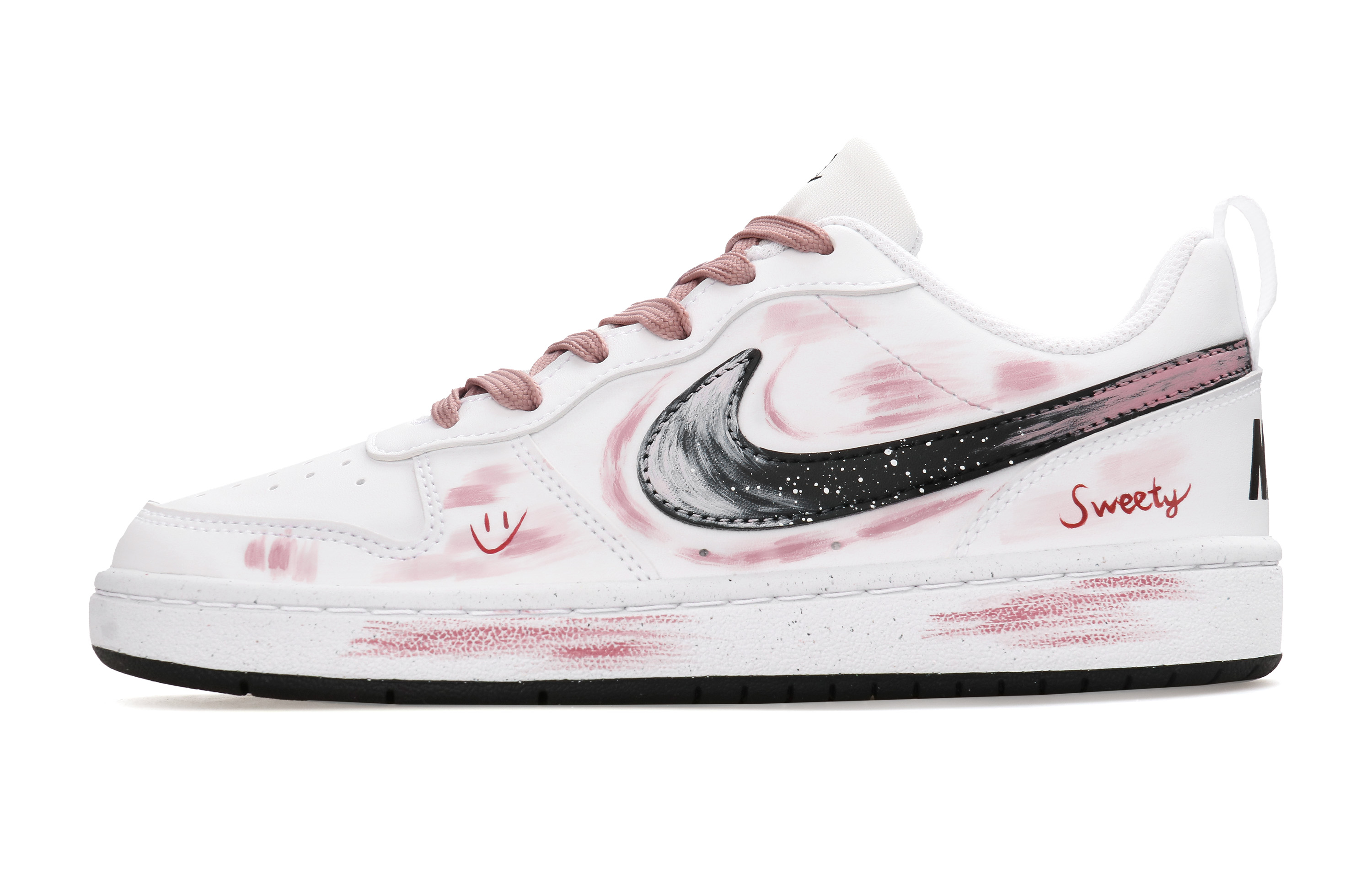 

Детские скейтерские кроссовки Court Borough для младших школьников Nike, белый