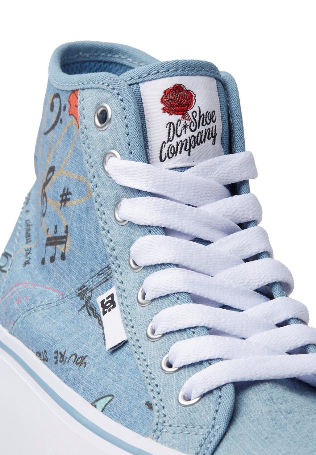 

Высокие кроссовки MANUALHI BTM DC Shoes, синий