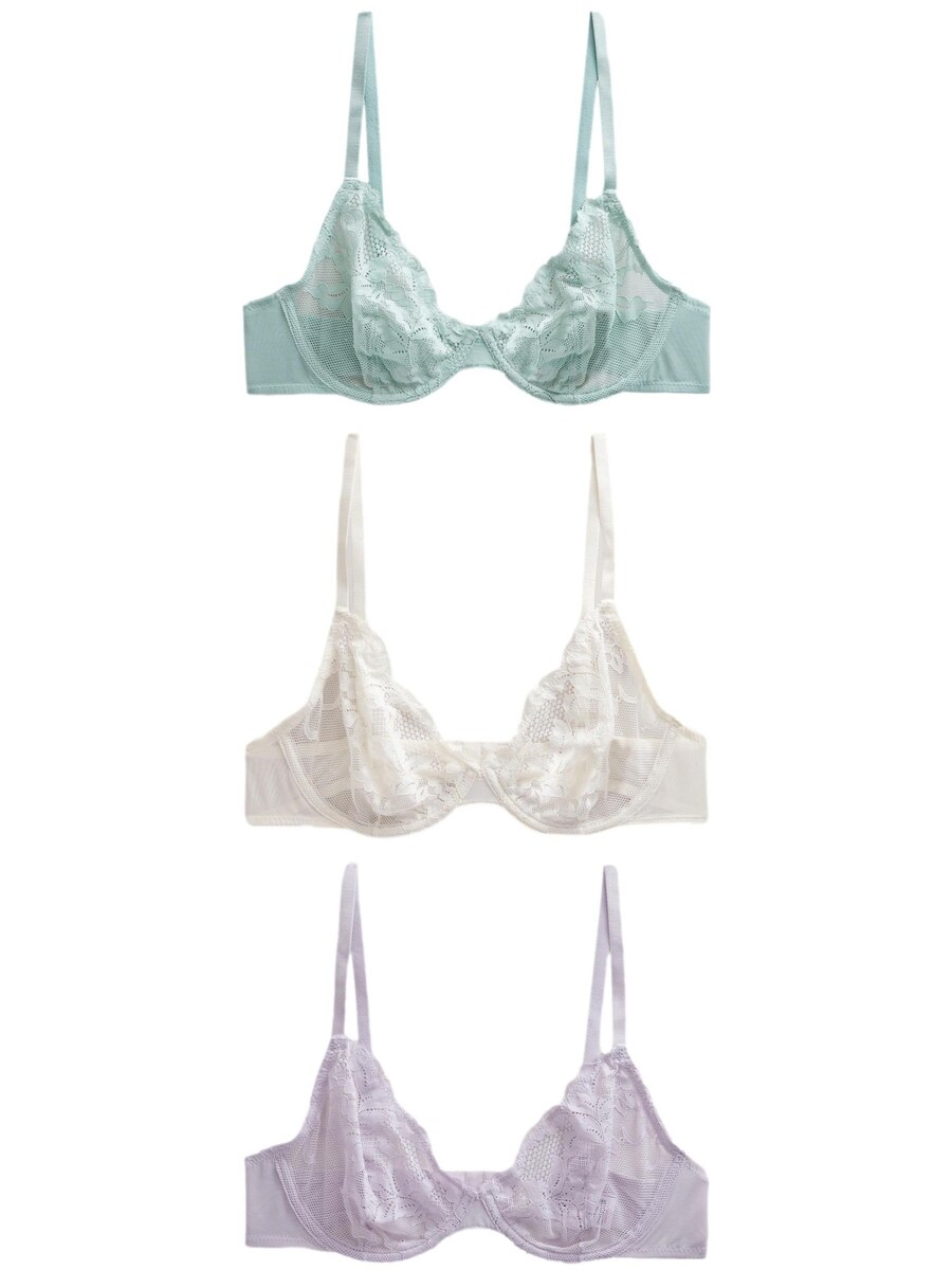 

Бюстгальтер-футболка Next, цвет Mint/Lavender/White
