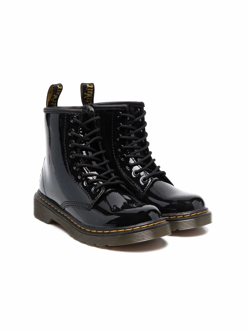 

Лакированные ботинки 1460 Dr. Martens Kids, черный