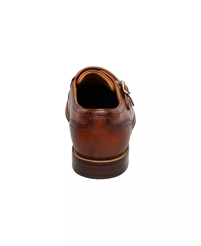 Мужские туфли Ruvo с мыском и двойной пряжкой Florsheim, коричневый — фото 4