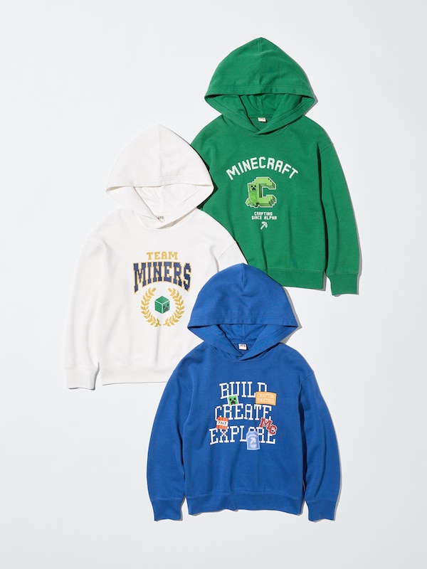 Толстовка UT Minecraft с графикой Uniqlo, 65 blue — фото 3