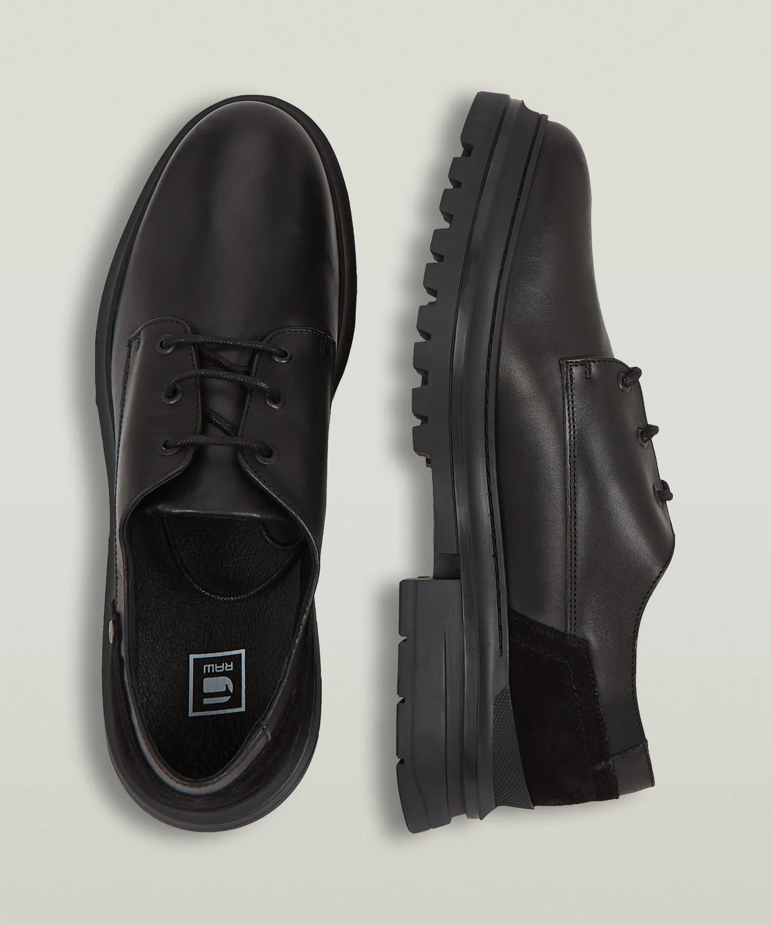 Мужские кожаные туфли Derby Millery Drb Shoes G-STAR черные