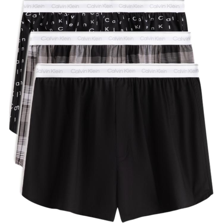 

Мужские трусы CALVIN KLEIN, 3 пары, 3 Pack (Space Black+Gray Grid+Letter Black)