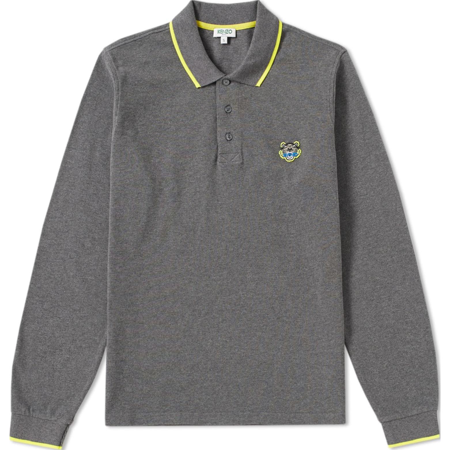 

Серая поло для мужчин KENZO, серый