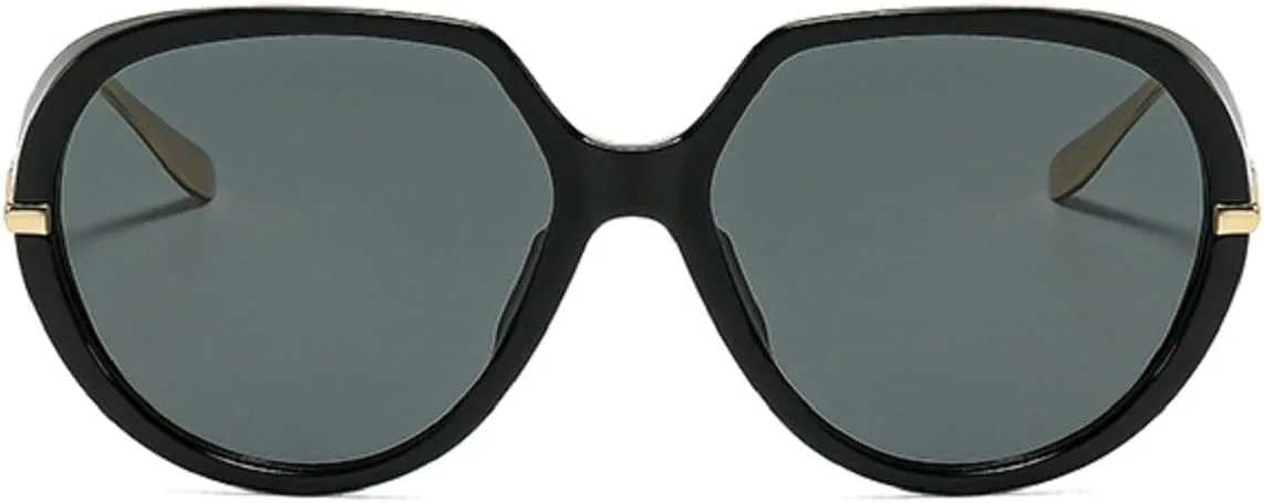 

Большие ретро-солнцезащитные очки-пилот для женщин и мужчин в винтажном стиле, модные солнцезащитные очки в крупной оправе с защитой от УФ-излучения UV400 mincl, C3