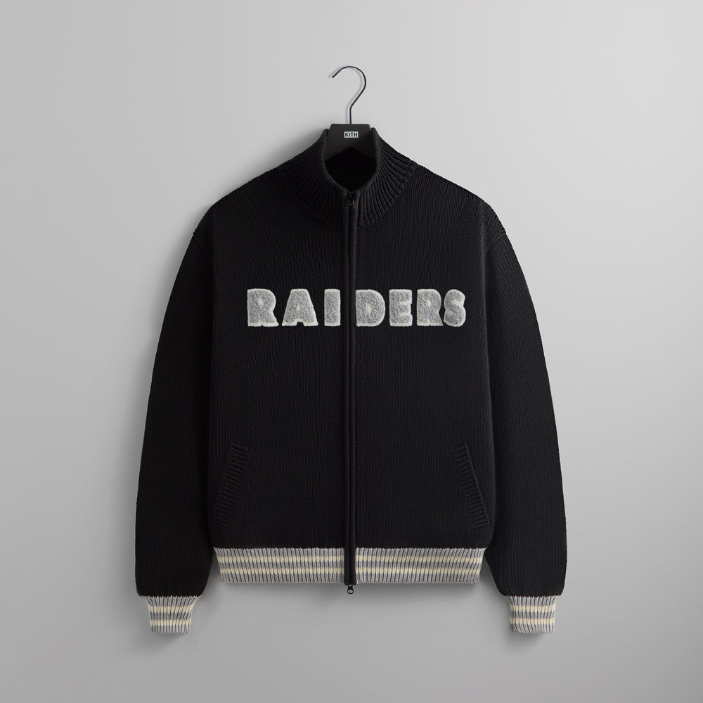 

Свитер Kith & '47 for the NFL: Raiders Wyona Full Zip Sweater, черный
