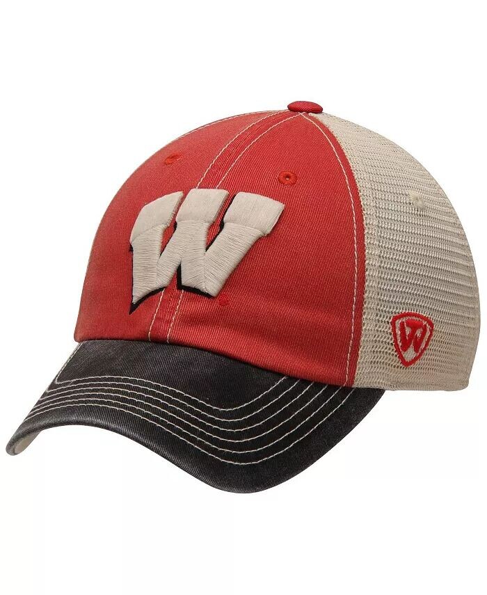

Мужская шапка Wisconsin Badgers Offroad Trucker Adjustable Hat - Cardinal Top of the World