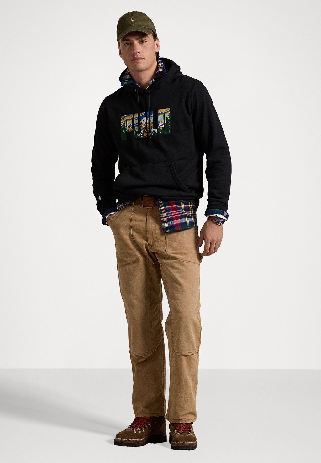 

Джемпер с капюшоном LOGO FLEECE HOODIE Ralph Lauren, черный
