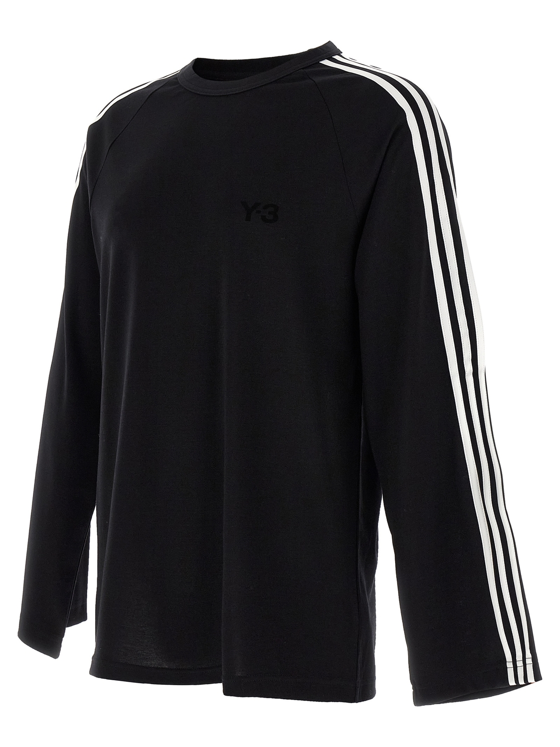 Футболка с длинным рукавом Y-3 3-Stripes, черный — фото 3