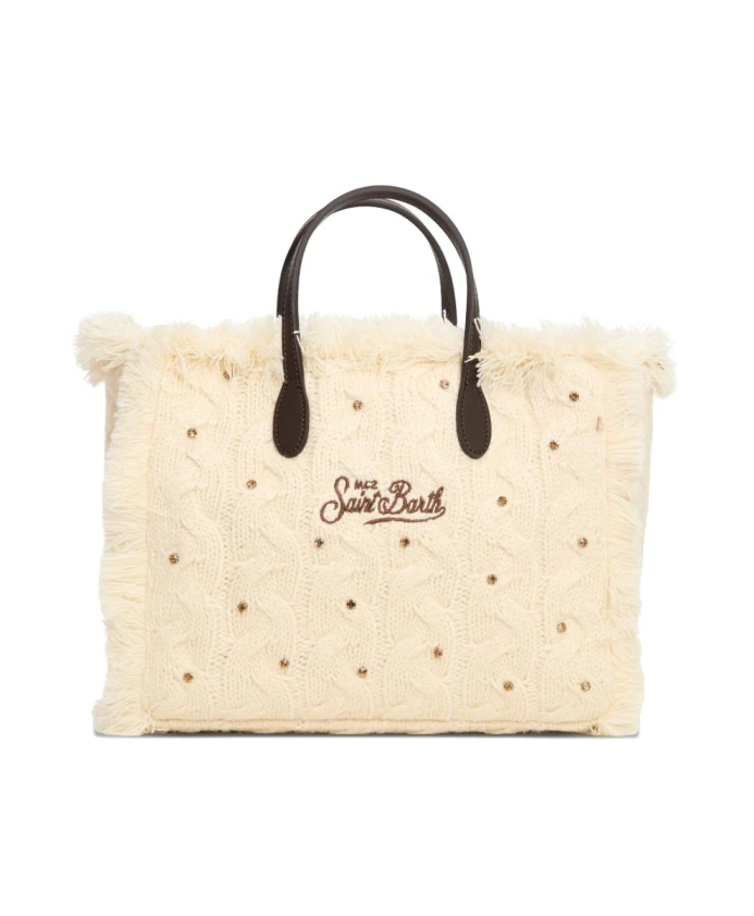 

Сумочка Colette из шерстяной тесьмы Mc2 Saint Barth, бежевый