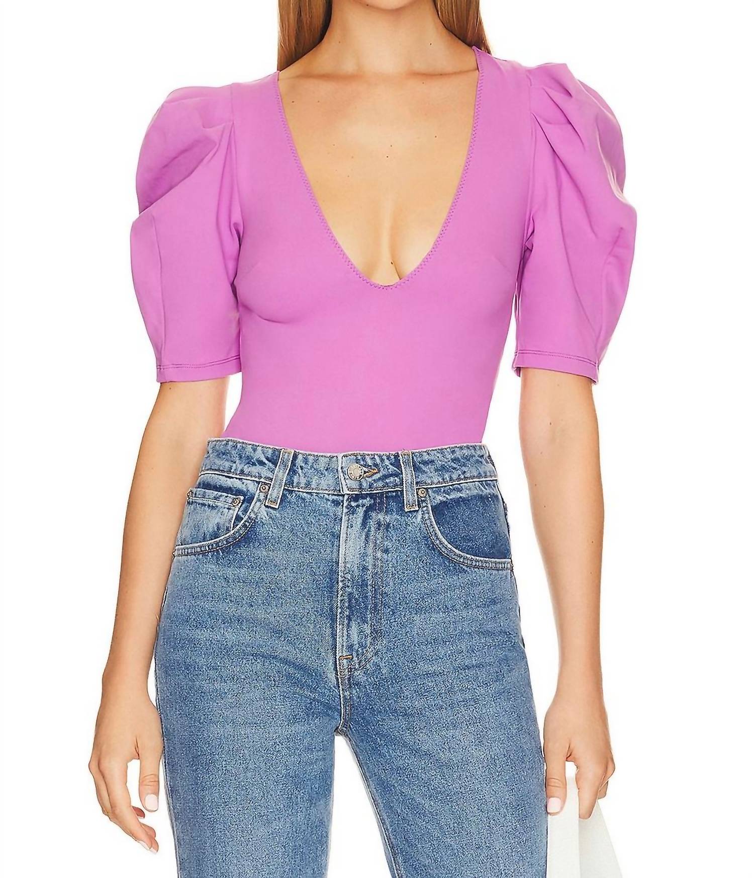 

Боди Va Va Voop в цвете Wildberry Free People