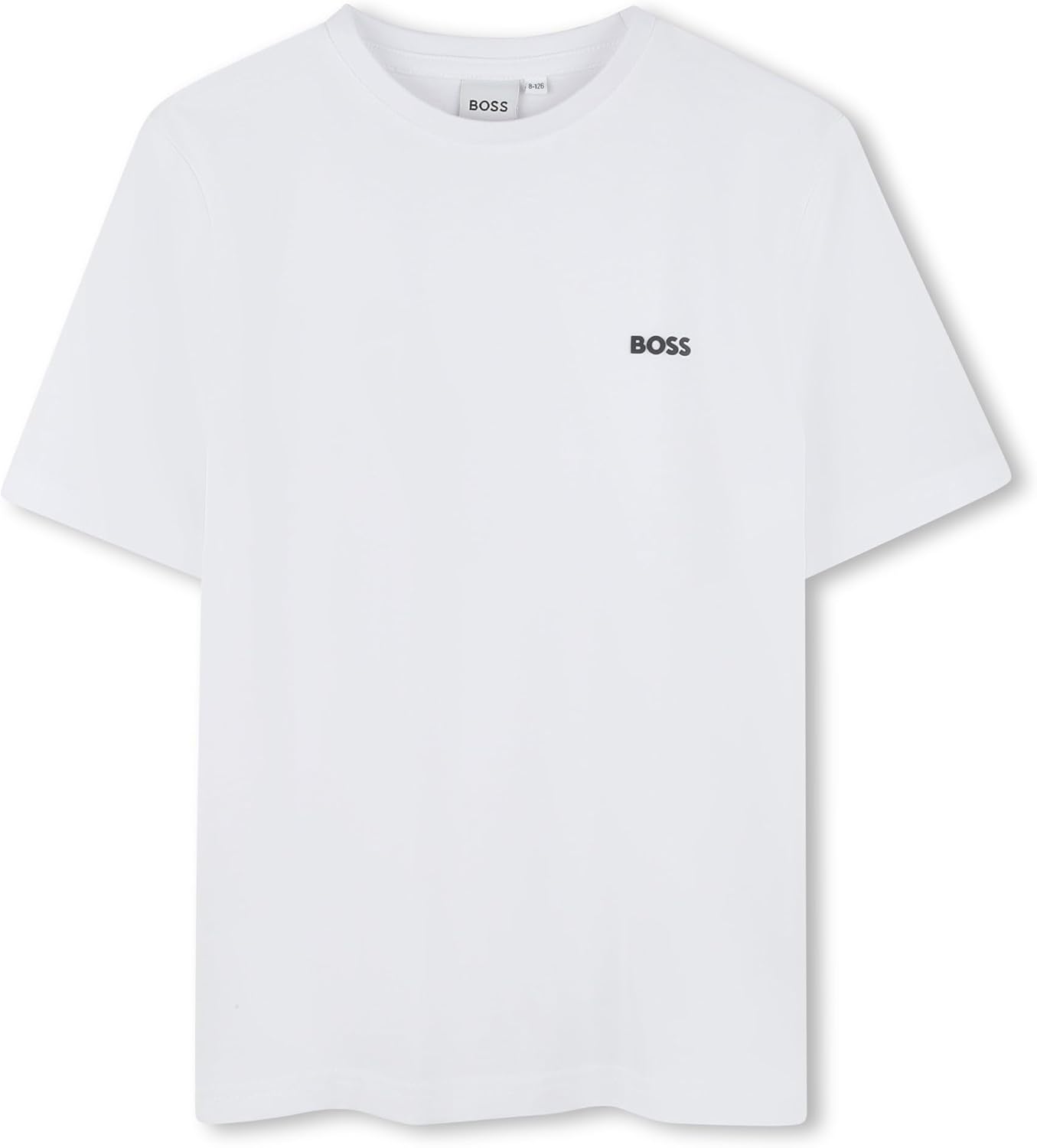 

Футболка с короткими рукавами для мальчиков BOSS, White - Chest Logo