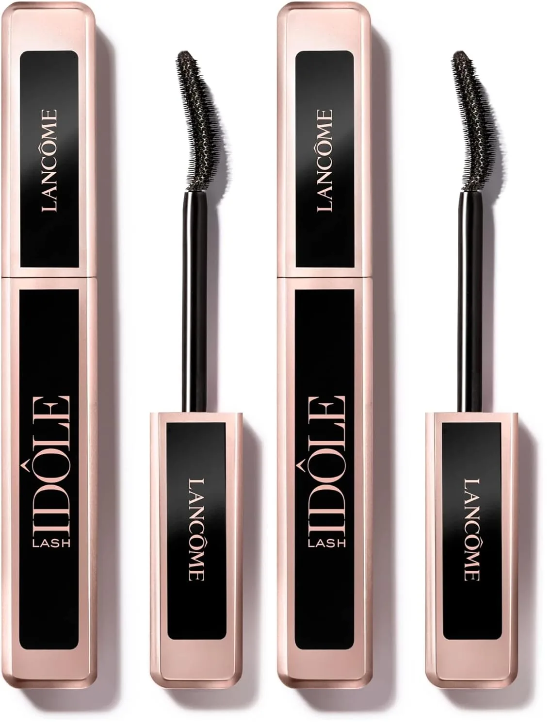 Тушь для ресниц Lancôme Lash Idôle Lash-Lifting & Volumizing Mascara - Черная, мгновенно придает объем, длину и подкручивает ресницы - Не размазывается и держится до 24 часов - Черная Полноразмерный (2 шт.), Black