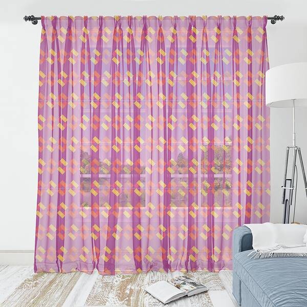 

Штора Abakuhaus Abstrakt Typ B 2 шт, 274x210x0,5 см цвет dunkle magenta mehrfarbig