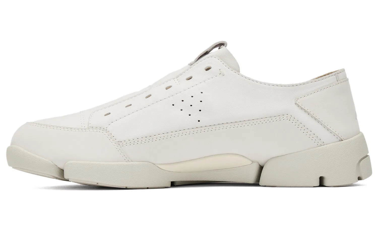 Clarks Trigenic2 Chil Cow Leather Casual Shoes Men's White