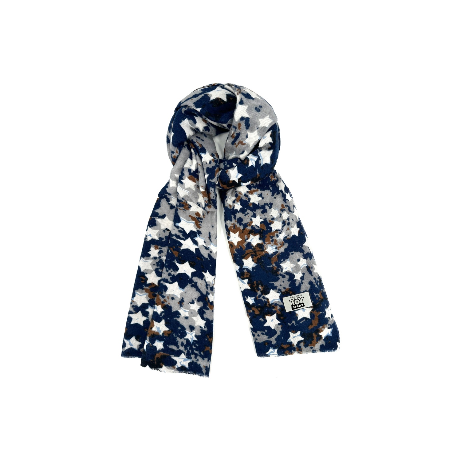 

Disney Полиэстеровый вязаный шарф унисекс, Blue Stars
