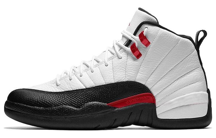Мужские баскетбольные кроссовки Jordan Air Jordan 12 Vintage, Black/White/Red — фото 3