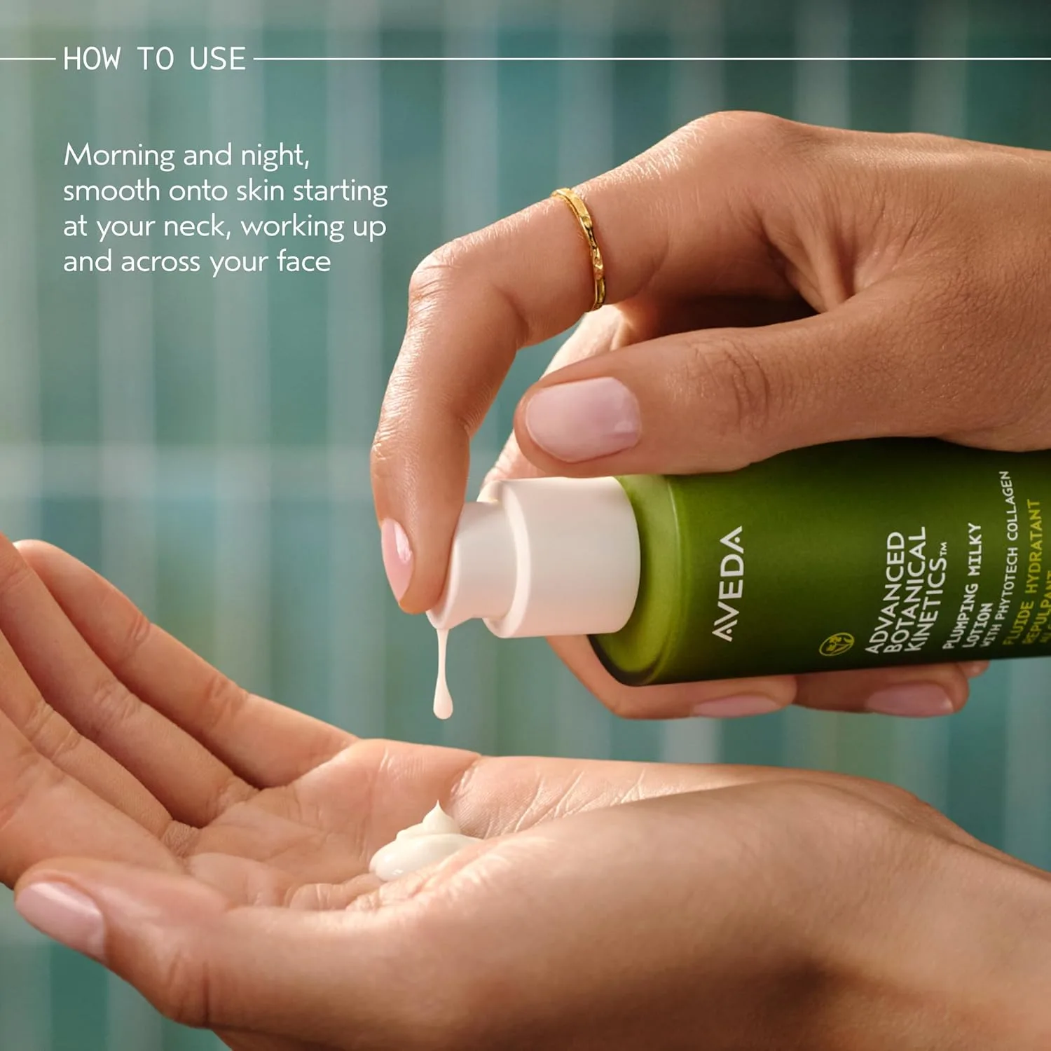 Увлажняющий лосьон Aveda Advanced Botanical Kinetics Plumping Milky Lotion | Насыщает кожу влагой и придает ей сияние | Веганский продукт | Полноразмерный | 48 мл — фото 4