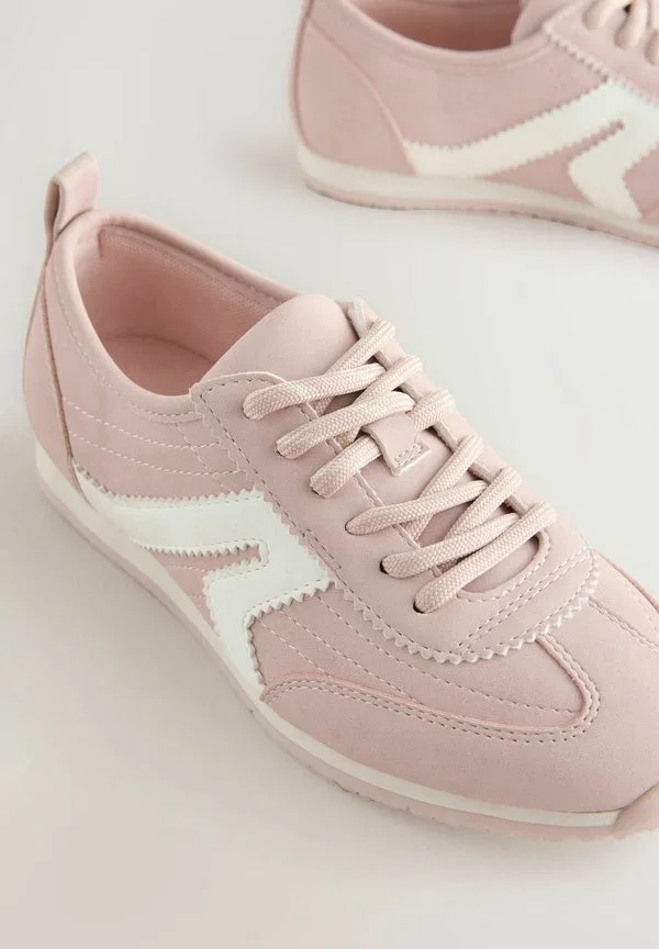 Ретро-Кроссовки на шнуровке, стандартного кроя Next, Pink — фото 3