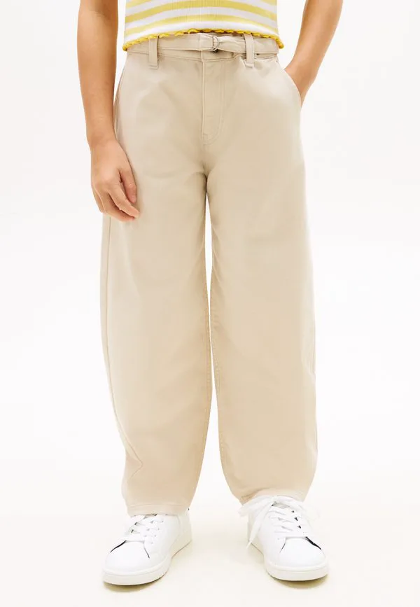 Базовые свободные брюки из саржи прямого кроя, джинсы. Tommy Hilfiger, Classic Beige