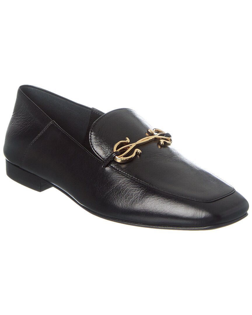 Феррагамо Ганчини украшенные кожаные лоферы Salvatore Ferragamo, черный