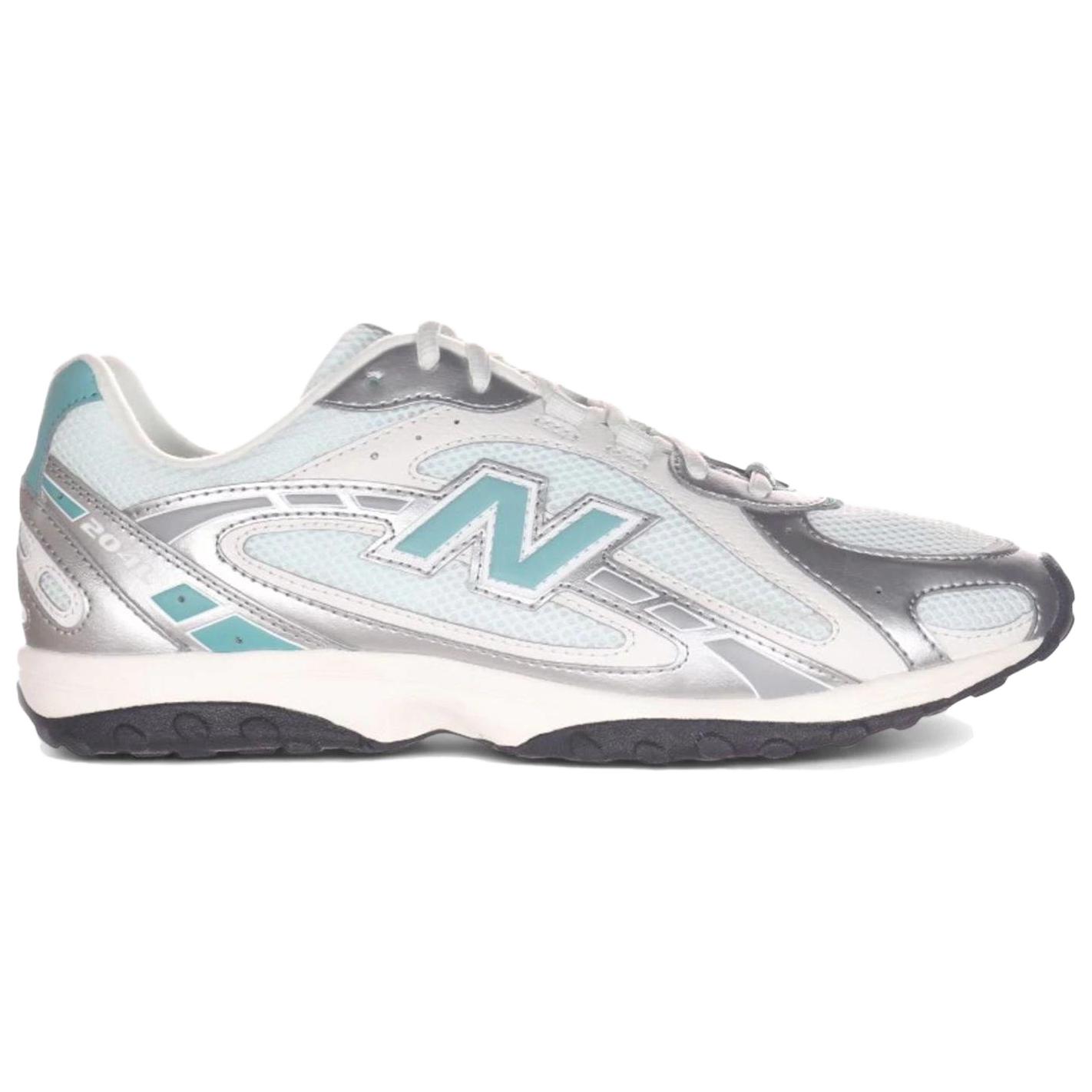 New Balance 204L устойчивые к истиранию низкие кеды Unisex белый серебристый — фото 2