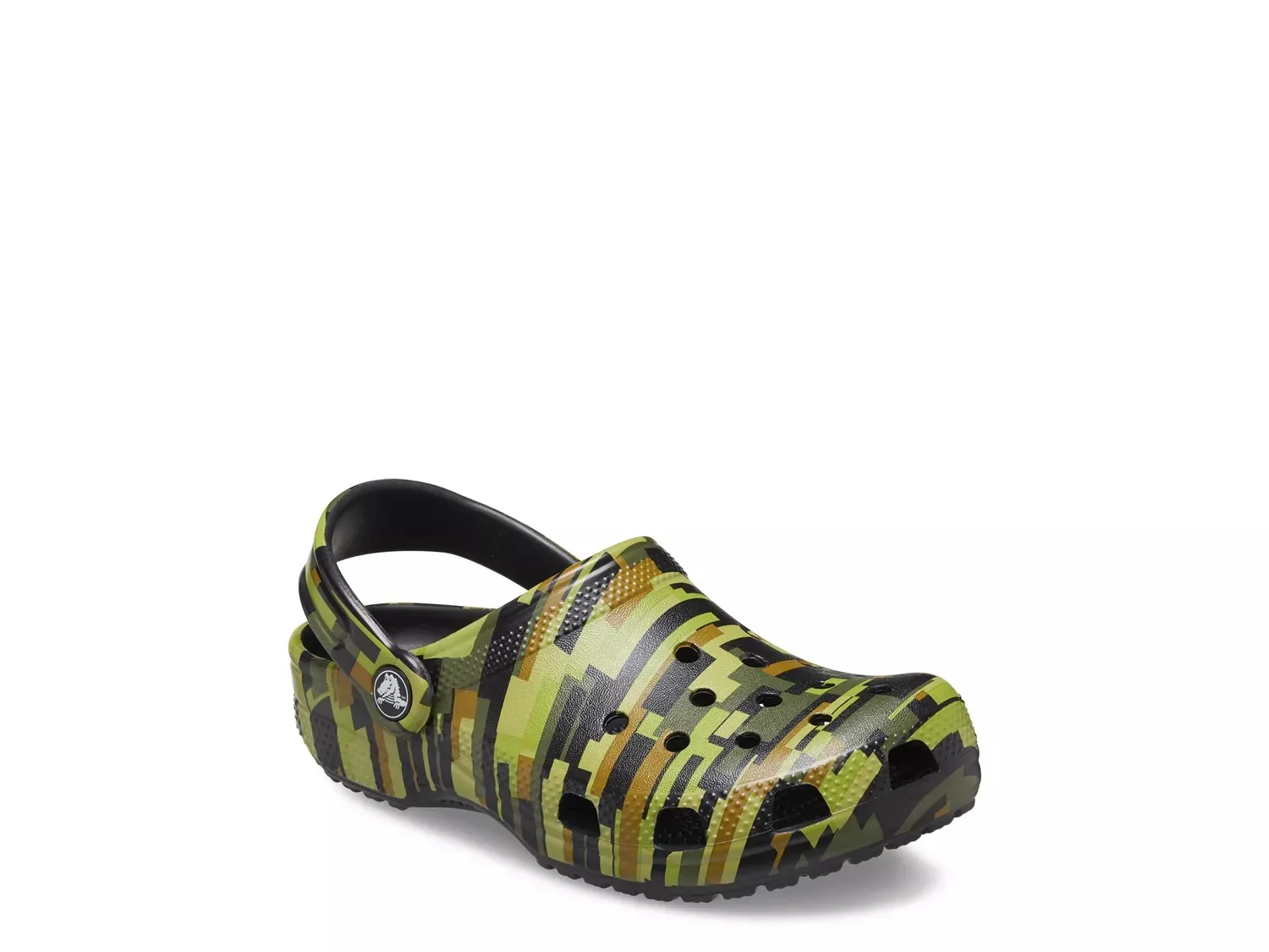 

Сабо Crocs Classic Digi Camo — детские, черные, многоцветные