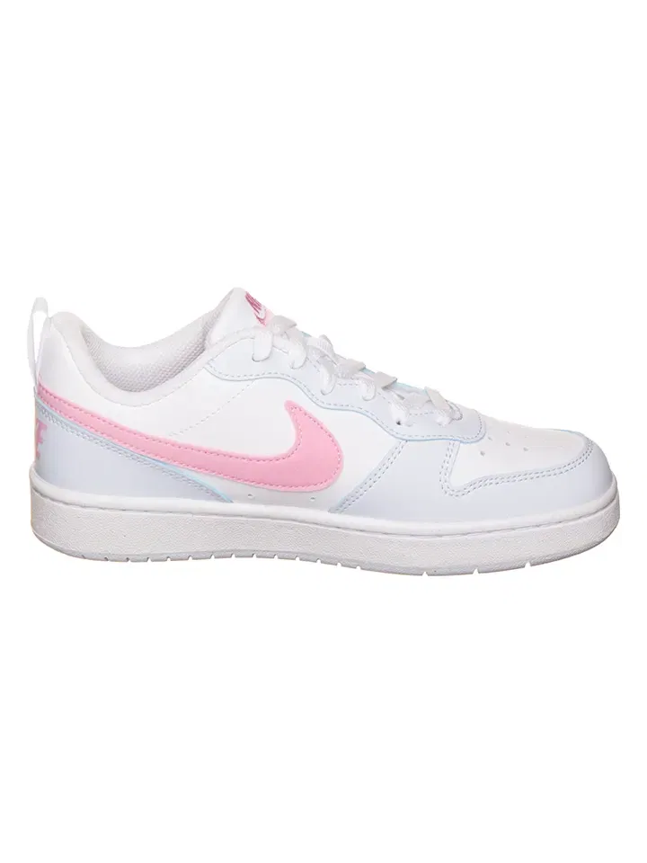 Кроссовки со шнуровкой Nike, белый/розовый — фото 2
